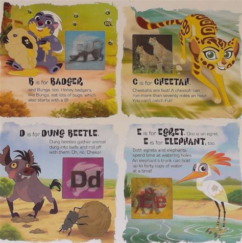 Kion's Animal Alphabet (Disney The Lion Guard) (Padded Board Book)