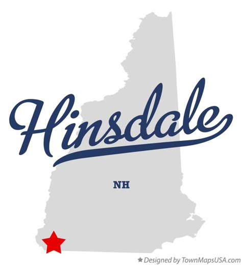 Map Of Hinsdale Nh New Hampshire