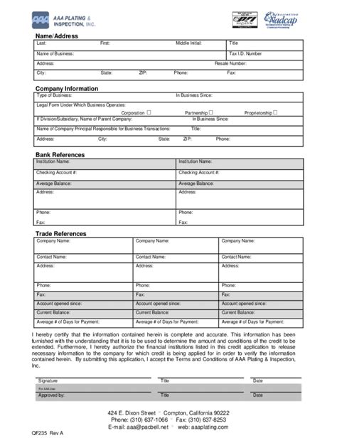 Fillable Online Aaa Credit Bureau Form Fill Out And Sign Printable