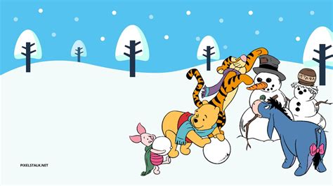 Clip Art Of Piglet Throwing A Snowball At Tigger Disney Clip Art Library