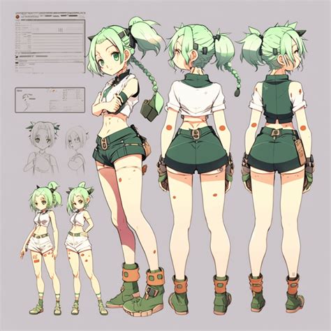 Female Character Model Sheet