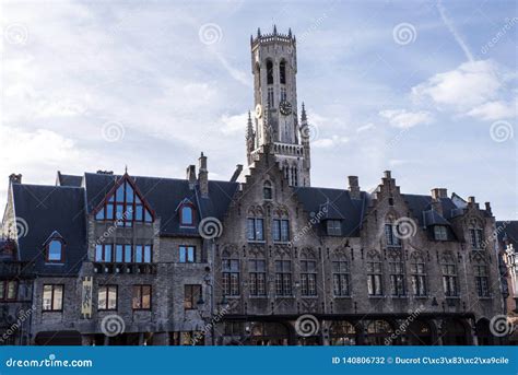 Historical Architecture of Bruges in Belgium Stock Photo - Image of ...