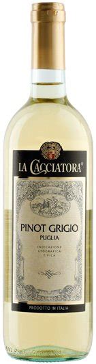 Vino La Cacciatora Pinot Grigio 0 75 l Akcija Njuškalo katalozi