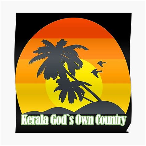 "kerala god`s own country" Poster for Sale by Theking-HE | Redbubble