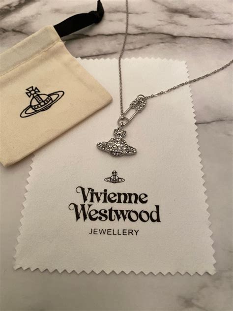 Vivienne Westwood Necklace Silver Etsy