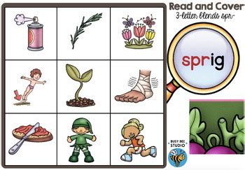 Three Letter Blends Boom Cards Trigraphs Game SPR Words By Busy Bee