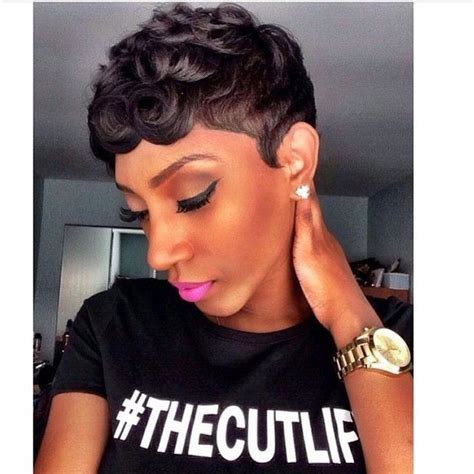 Loose Pin Curls Short Haircut For Black Women Relaxed Hair Love Hair