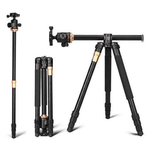 Qzsd Multifunction Professional Dslr Horizontal Center Tripod Monopod