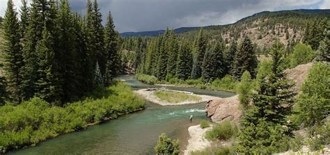 Springtime On The Lake Fork Of The Gunnison River Colorado Outdoors