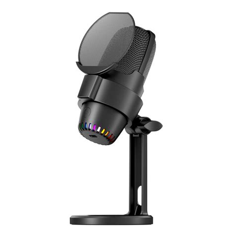 USB-микрофон RGB, комплект компьютерного микрофона со штативом ...