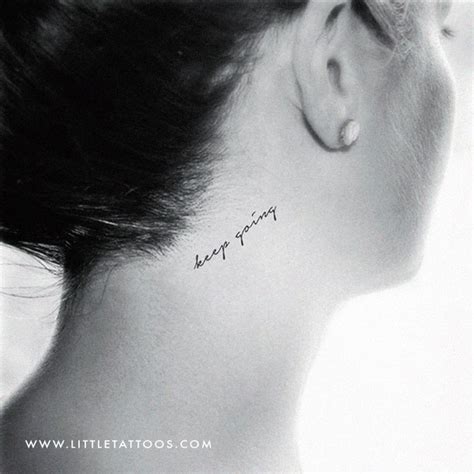 Keep Going Temporary Tattoo - Set of 3 – Little Tattoos