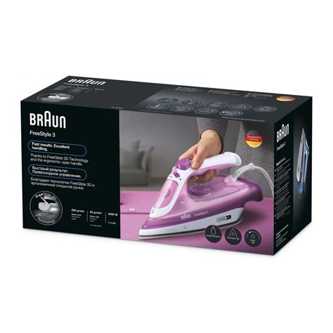 Паровой утюг Braun FreeStyle 3 FI 3124PU - купить в официальном ...