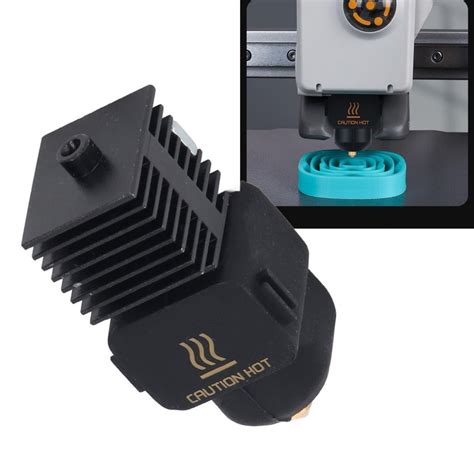 Maib Brass Nozzle Hot End Kit High Strength Strong Thermal Conductivity Heating Block For