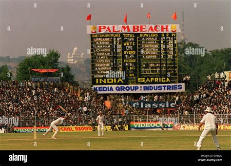 Cricket - India v South Africa Stock Photo - Alamy