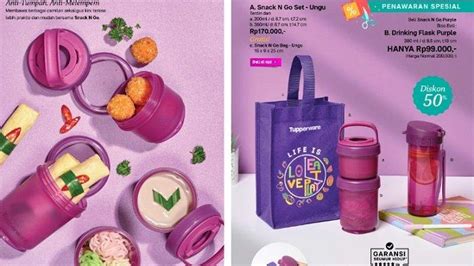 KATALOG Lengkap Promo Tupperware 14 31 Maret 2023 Koleksi Spesial