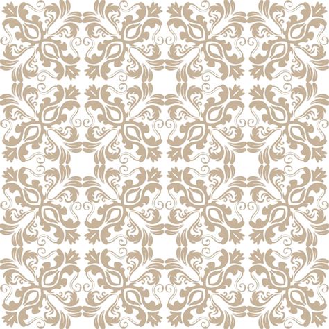 Estampa Floral Papel De Parede Barroco Damasco Seamless Vector