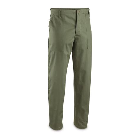 Cotton Sateen Durable Press Fatigue Pants Mcguire Army Navy