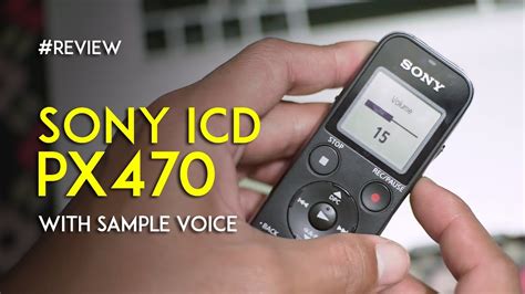 Review Digital Stereo Voice Recorder Sony Icd Px With Built In Usb