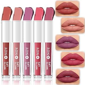 Buy Noy Pure Matte Nude Liquid Lipstick Waterproof Non Transfer Smudgeproof Brown Nude