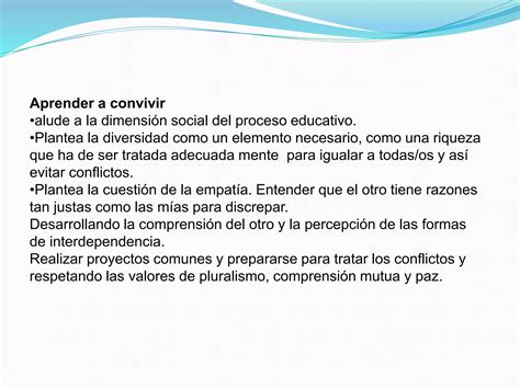 Los Cuatro Pilares De La Educaci N Ppt