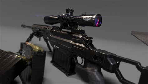 ArtStation - CDX-50 Tremor Sniper Rifle | Game Assets