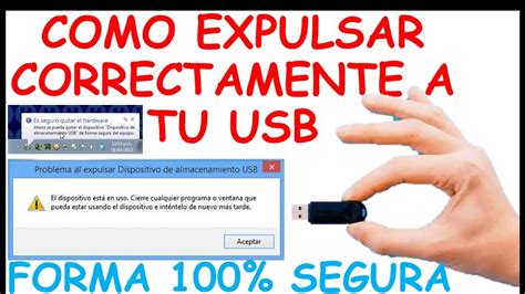 Como Expulsar Correctamente Tu Usb O Pendrive De La Computadora O