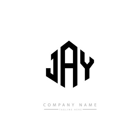 Jay Letter Logo Design With Polygon Shape Jay Polygon And Cube Shape