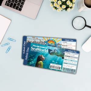 Printable SEAWORLD Surprise Trip Tickets. Seaworld Trip Tickets ...