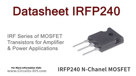 Irfp240 20a 200v N Channel Power Mosfet Datasheet