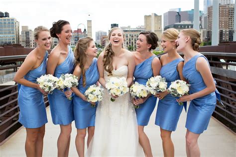 Cornflower Blue Bridesmaid Dresses