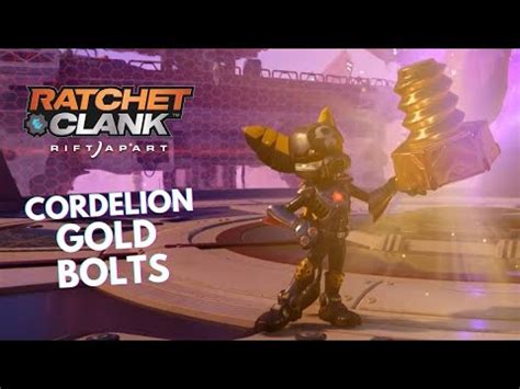 Ratchet Clank Rift Apart All Cordelion Gold Bolts Locations Youtube