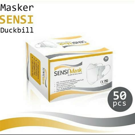 Jual Masker Sensi Duckbill Isi Pcs Original Sensi Surgical Face Mask