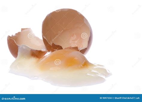 Half Boiled Chicken Egg Isolated Stock Photo Image Of Boil Macro