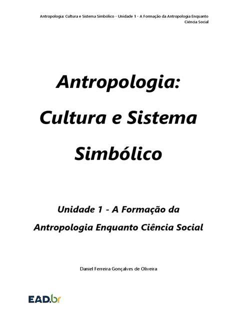 Formação da Antropologia como Ciência Social | PDF | Antropologia ...