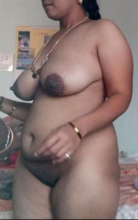 Totally Nude Desi Aunty Wearing Just Her Mangalsutra And Showing Her