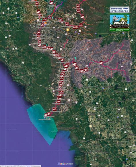 Suwannee River Basin Map | WWALS Watershed Coalition (WWALS) is Suwannee RIVERKEEPER®