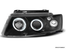 Angel Eye Scheinwerfer für VW Passat 3B 96 00 mit 2 LED Standlichtringe