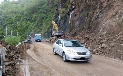 阿里山公路坍方 交通中斷（2） 圖