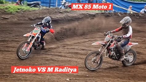 Jetnoko VS M Raditya MX 85cc Moto 1 NMT Sugihwaras MX GTX Championsip