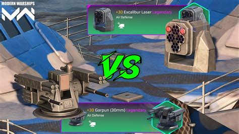 Updated Garpun Mm Vs Excalibur Laser Legendary Air Defense