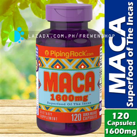 Maca Mg X Capsules Superfood Of The Incas Lepidium Meyenii