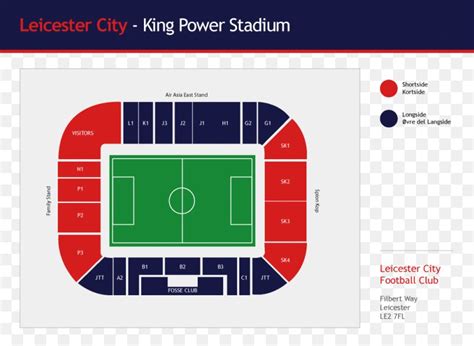 King Power Stadium Seating Plan View From Seat Stands Capacity