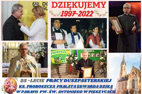 Dziękczynienie za 25 lat posługi w parafii ks proboszcza prał Edwarda