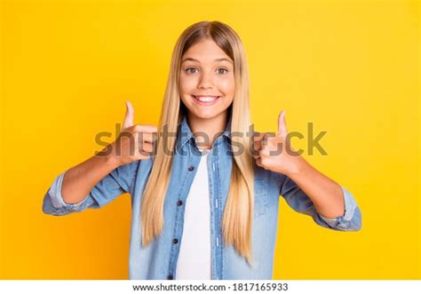 Photo Portrait Satisfied Happy Blonde Preteen Shutterstock