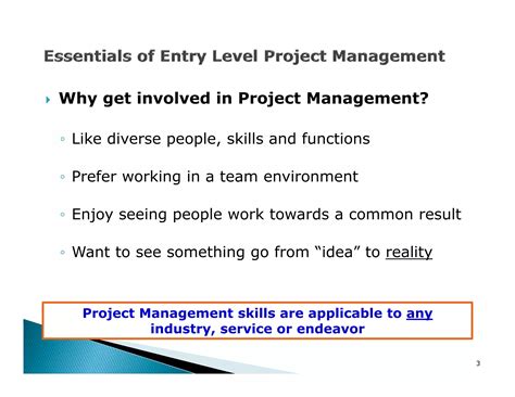 Essentials of Entry Level Project Management - Rev A | PDF | Business | Business and Finance
