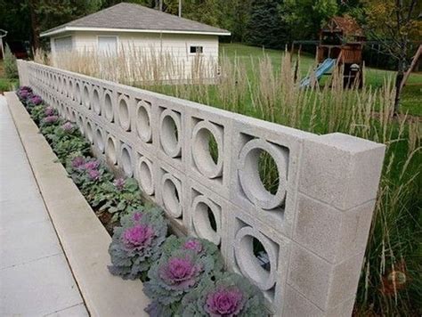 Breeze Block Wall Ideas Modern Landscaping Modern Landscape