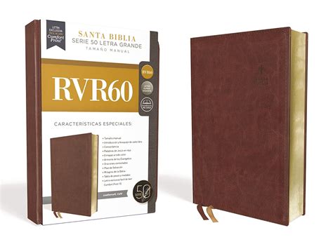 Amazon Santa Biblia Holy Bible RVR60 Santa Biblia Serie 50 Tamaño