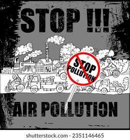 Stop Air Pollution Posters