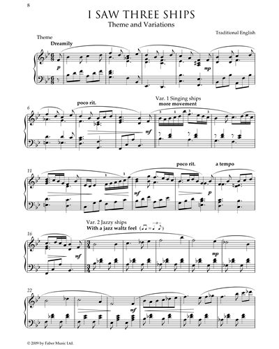 I Saw Three Ships Piano Sheet Music By English Traditional Nkoda Free 7 Days Trial