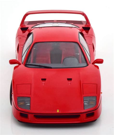 FERRARI F40 RED 1987 WITH RED SEATS | Shockmodel.com